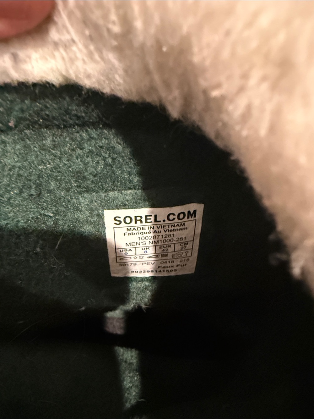 Sorel Caribou Boots in Brown and Black with White Faux-Shearling - Picture 2 of 4